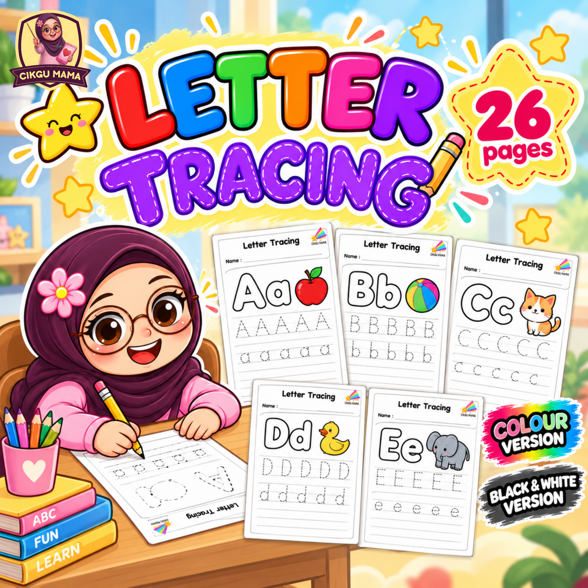 LETTER TRACING WORKSHEET