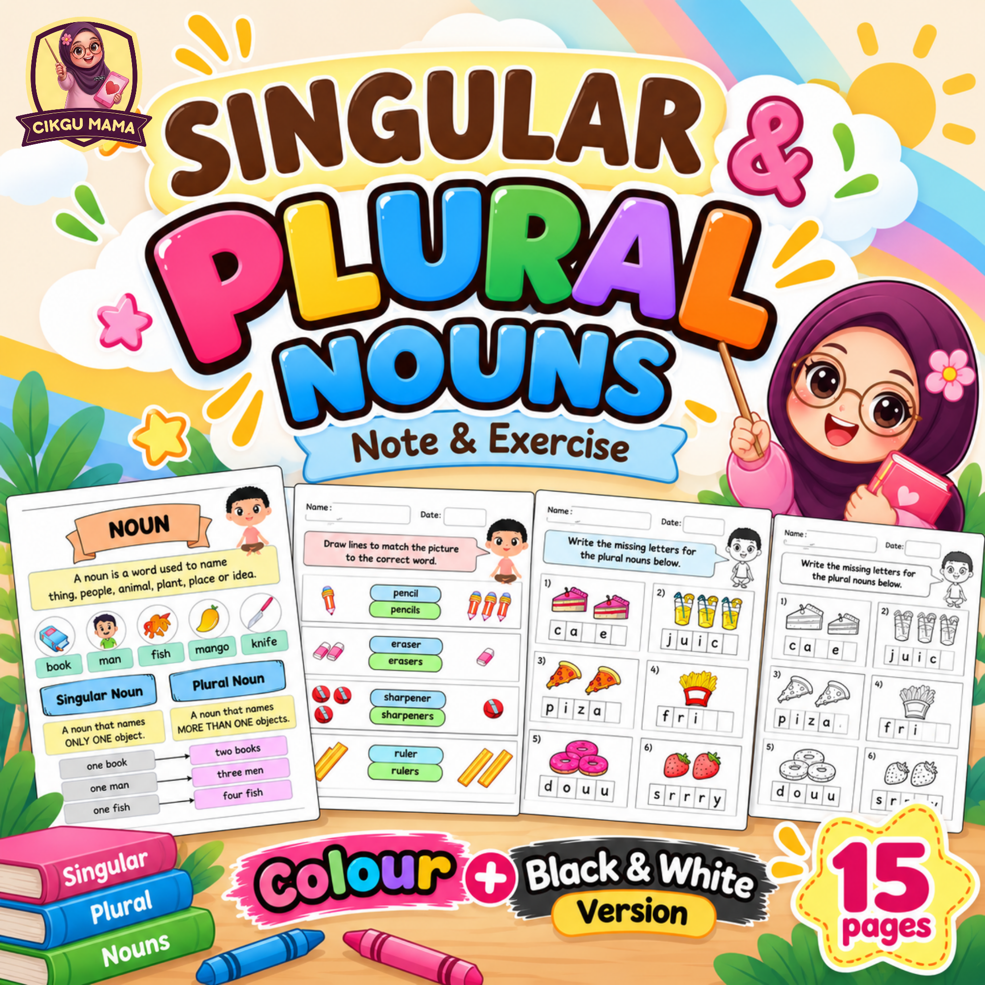SINGULAR & PLURAL NOUNS