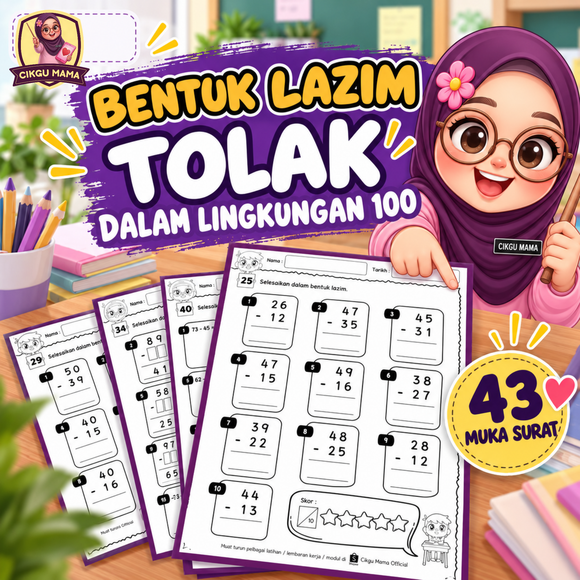 BENTUK LAZIM - TOLAK DALAM LINGKUNGAN 100